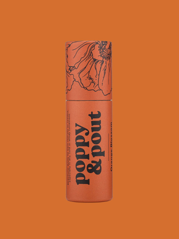 POPPY & POUT LIP BALM - ORANGE BLOSSOM