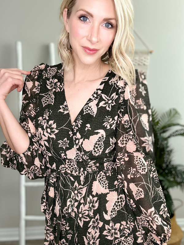 PRETTY GIRL FLORAL LONG DRESS