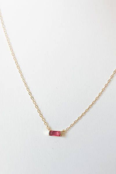 WILLOW NECKLACE IN PINK - SAHIRA COLLECTION