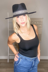 THE CYNTHIA SLEEVELESS BODYSUIT - BLACK