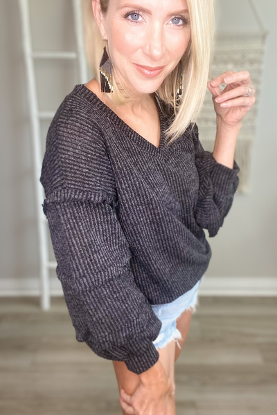 EFFORTLESS + EASY TOP - BLACK