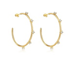 ASTER HOOPS - GOLD